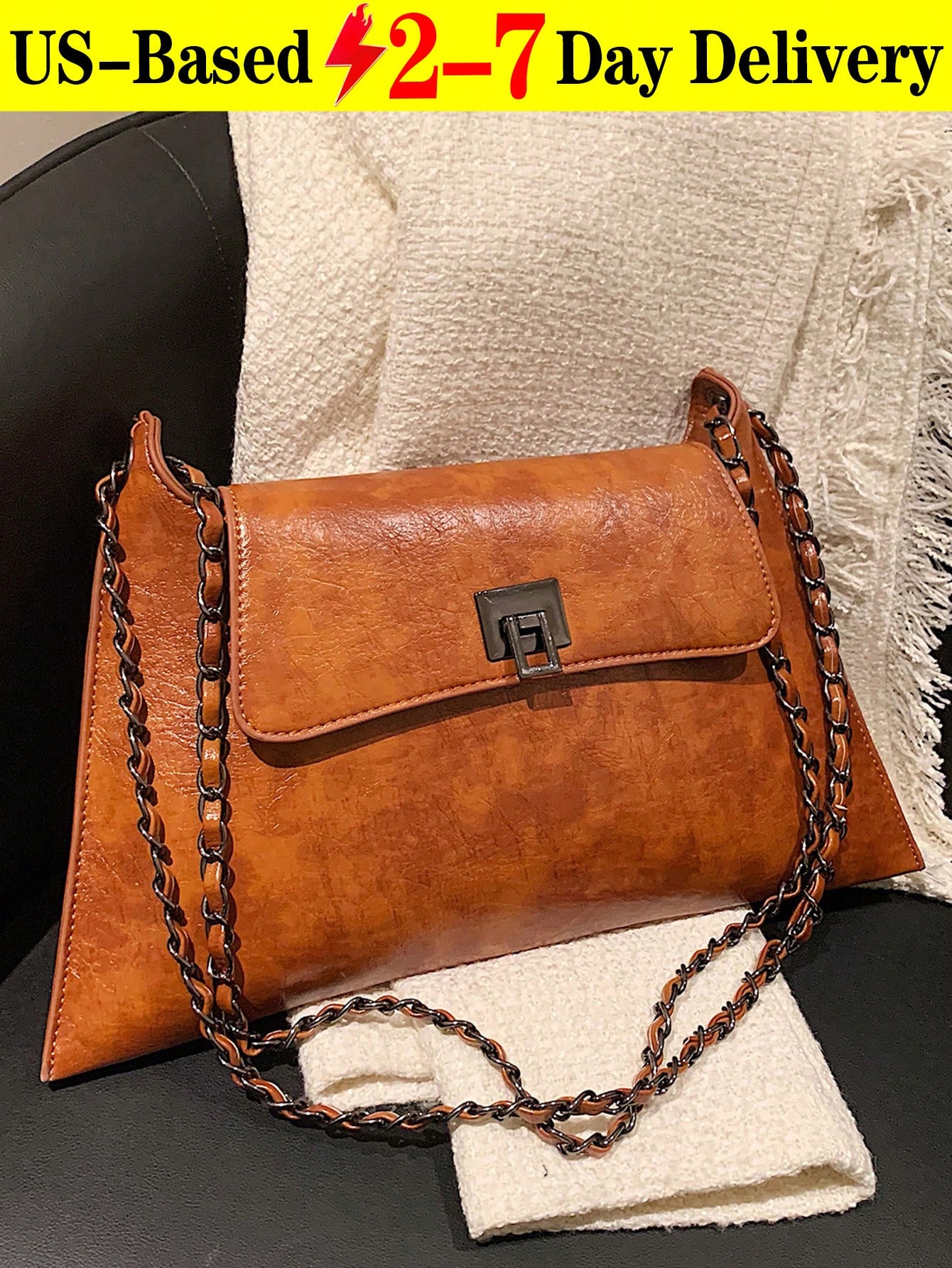 Leatherworking Items - Shoulder Bag Handbag/Elegant Flip Novel Bag