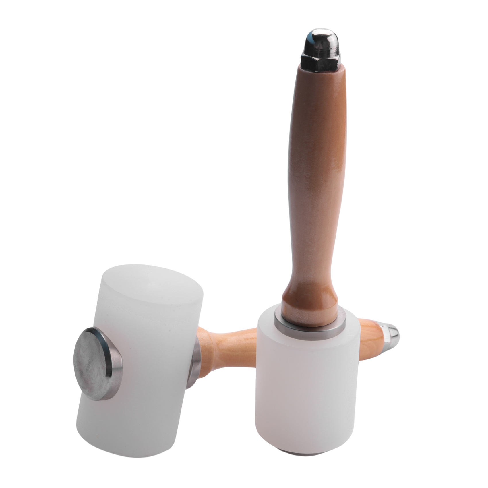 Leatherwork Mallet - A98E-2 Pcs Leather Carving Hammer,Leather Mallet,Wooden