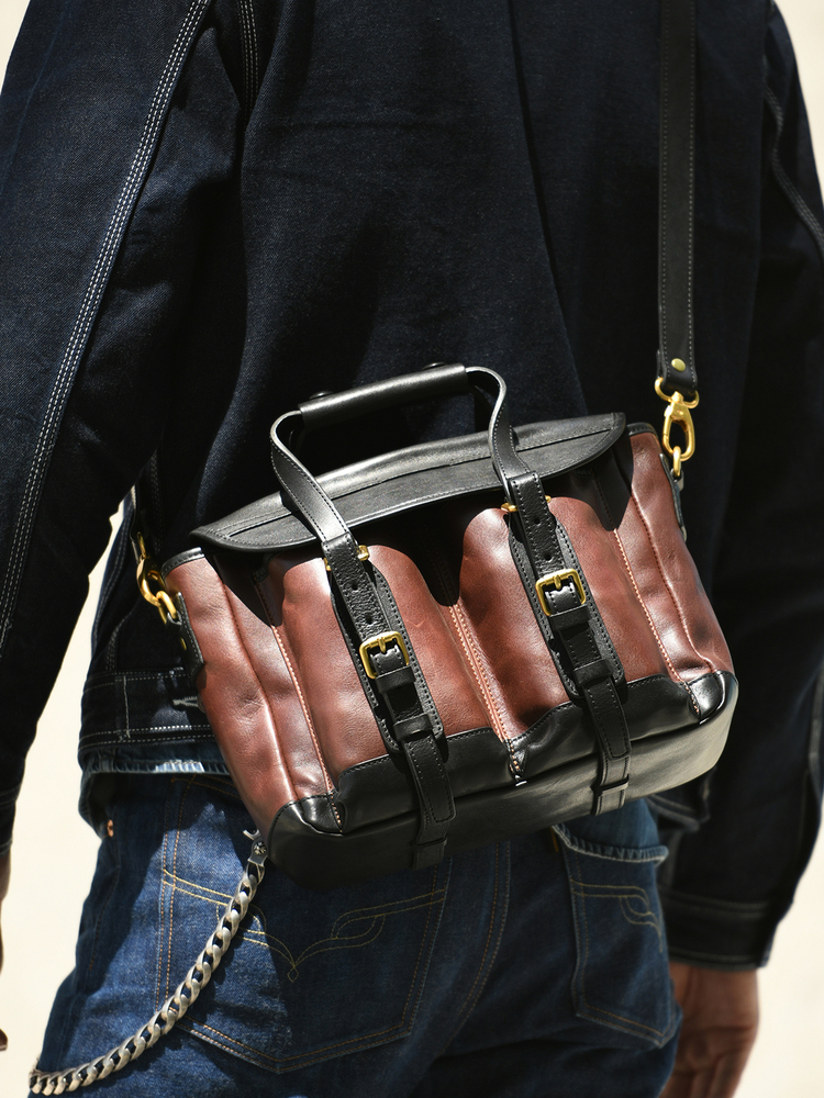 Leather Work Bag Men - Vintage high quality first layer cowhide