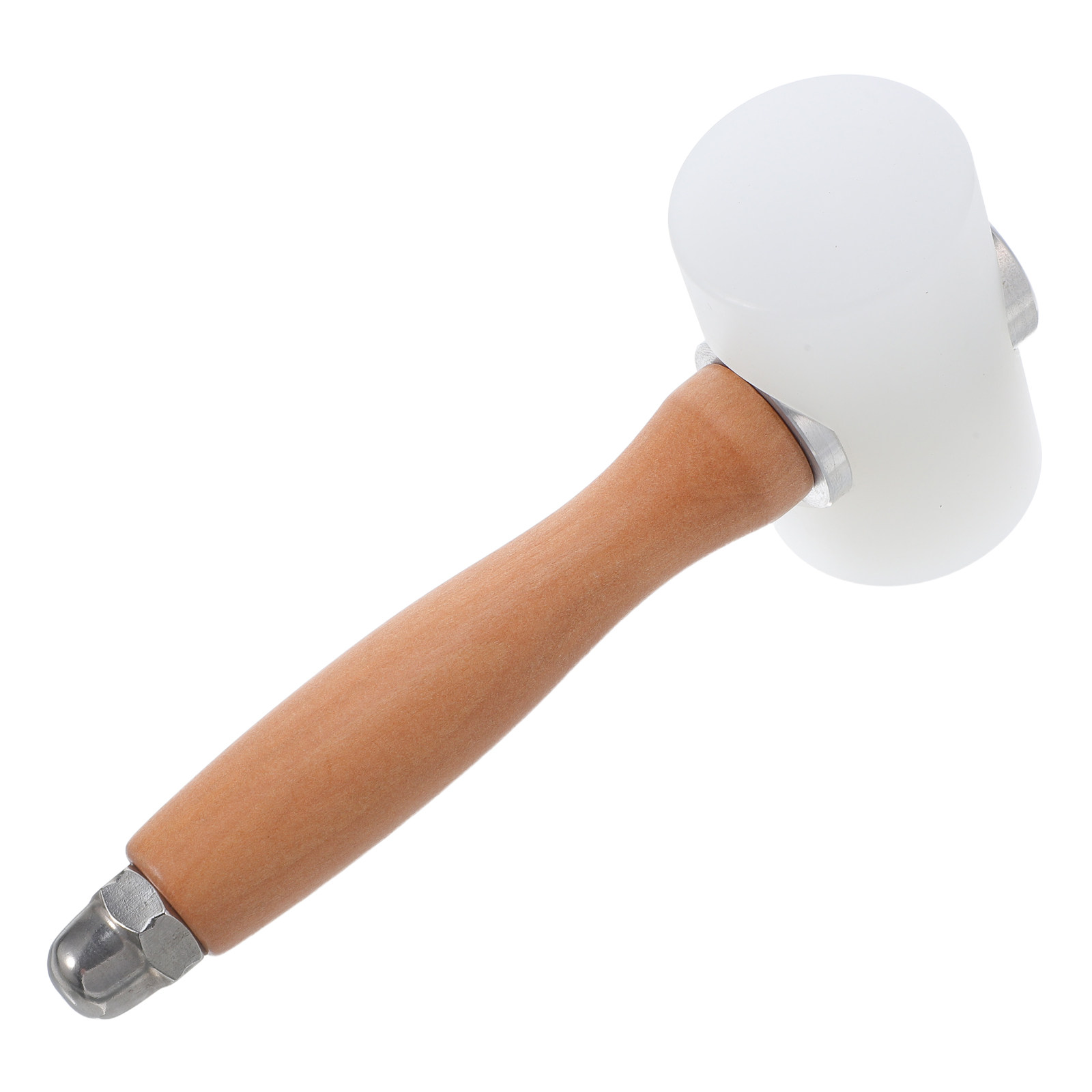 Leatherwork Mallet - Carving Hammer Nylon Head Wooden Handle