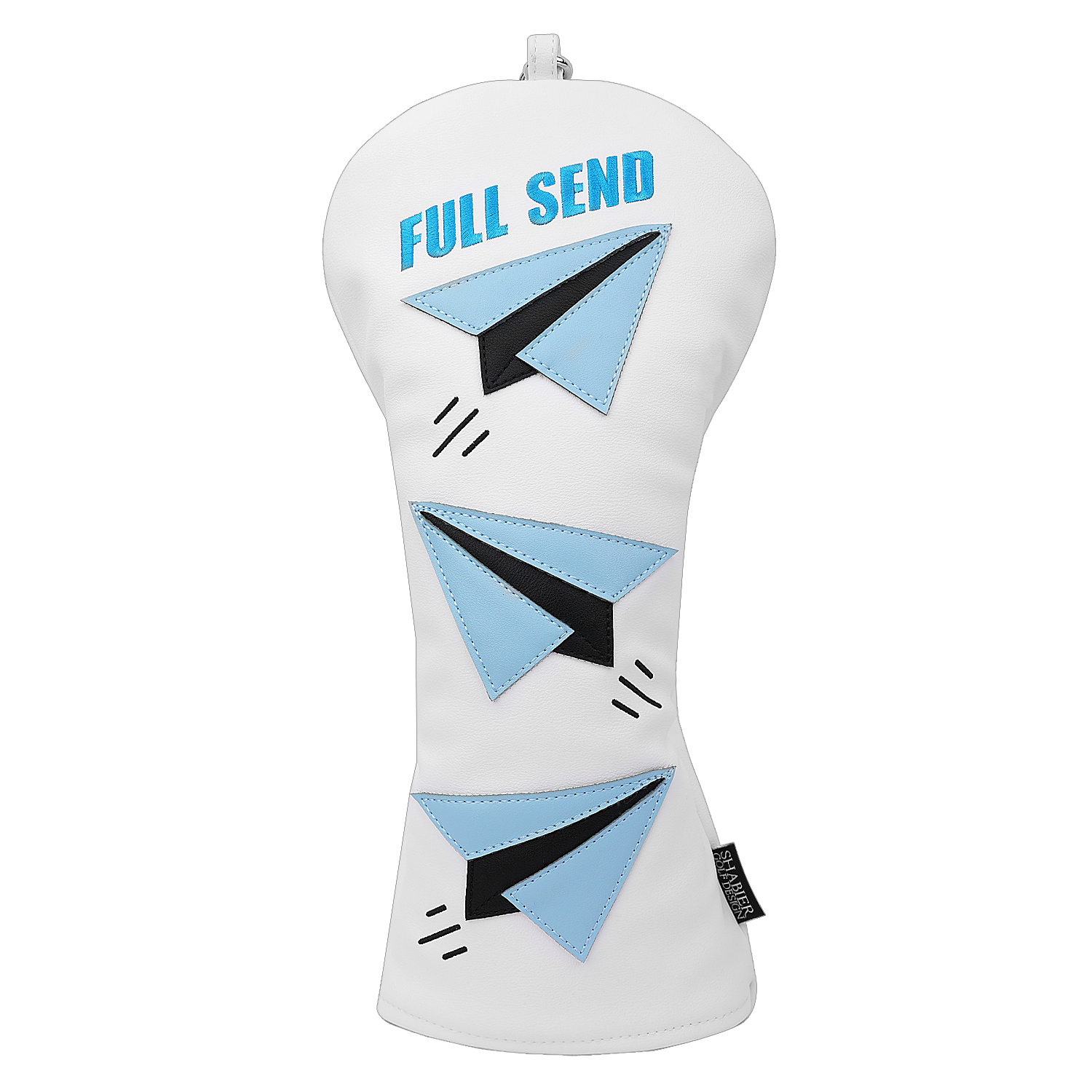 White PU Leather Blue Airplane - Leatherwork Mallet avaliação e preço