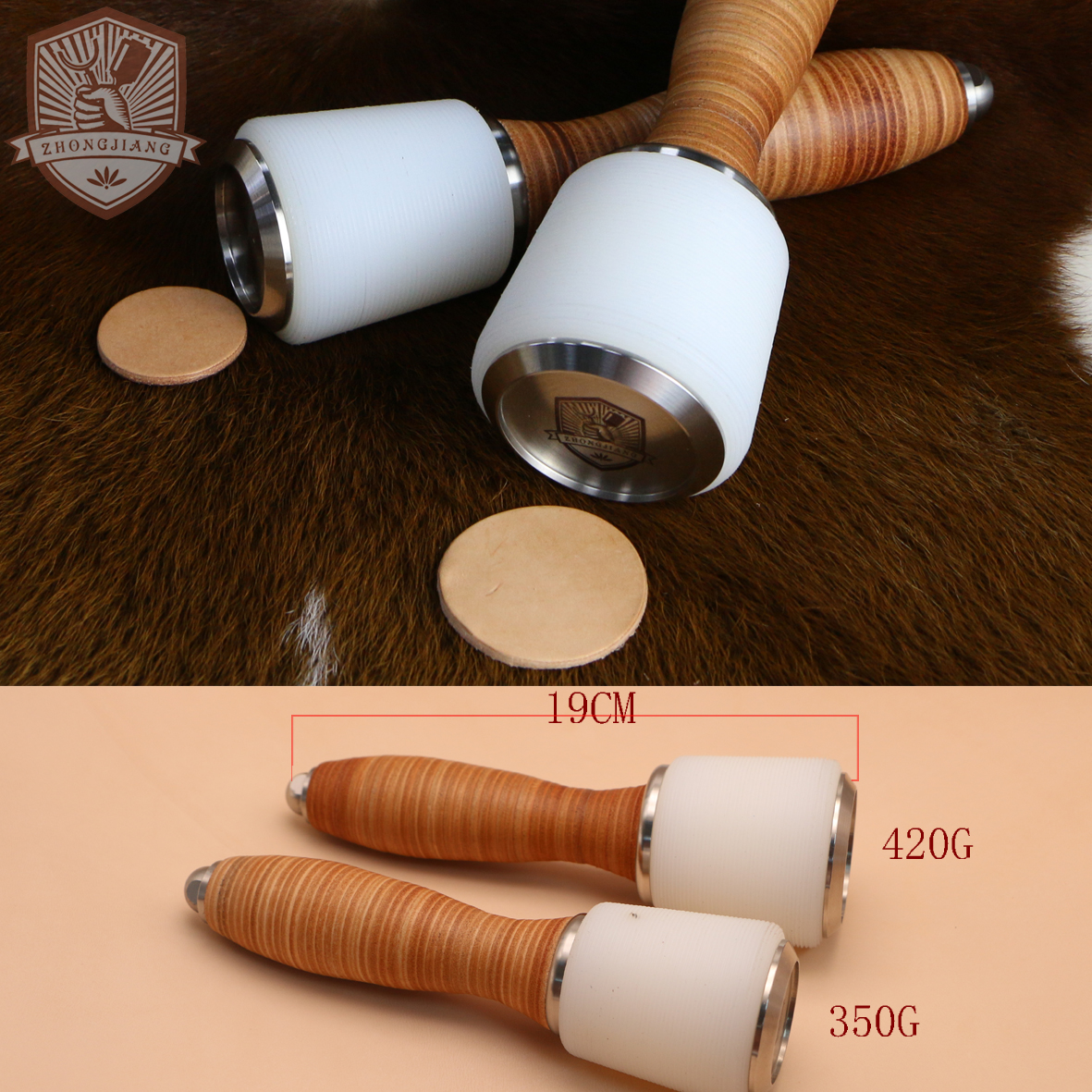 Leather Carving Hammer Profess - Leatherwork Mallet avaliação e preço