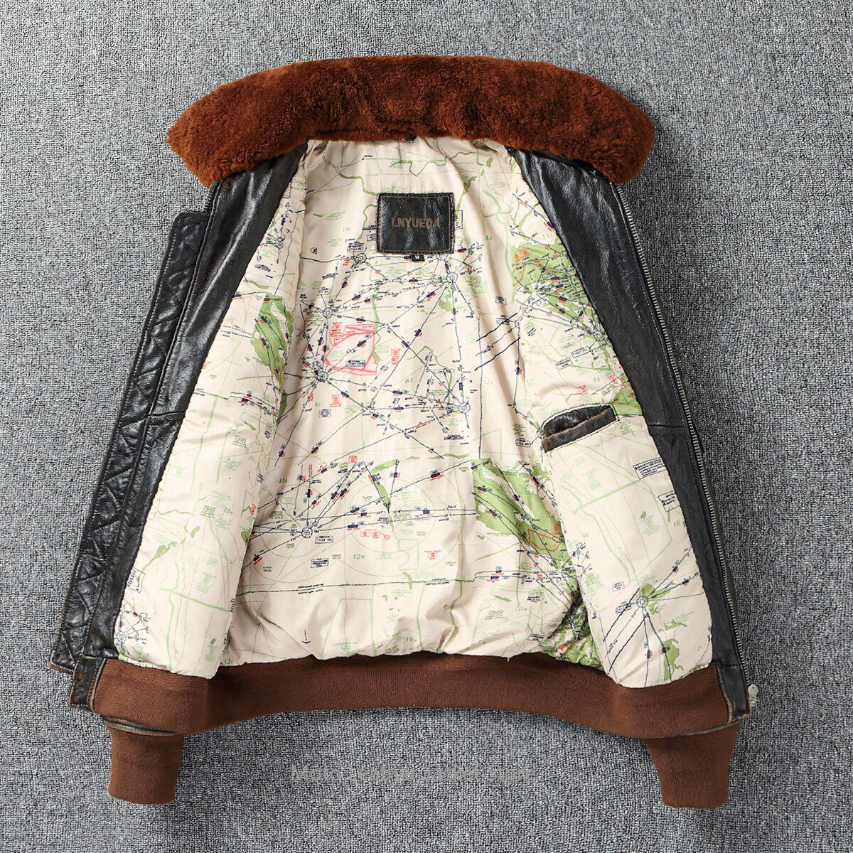 B-15 Flight Jacket Quilted Gen - Leather Work Jacket avaliação e preço