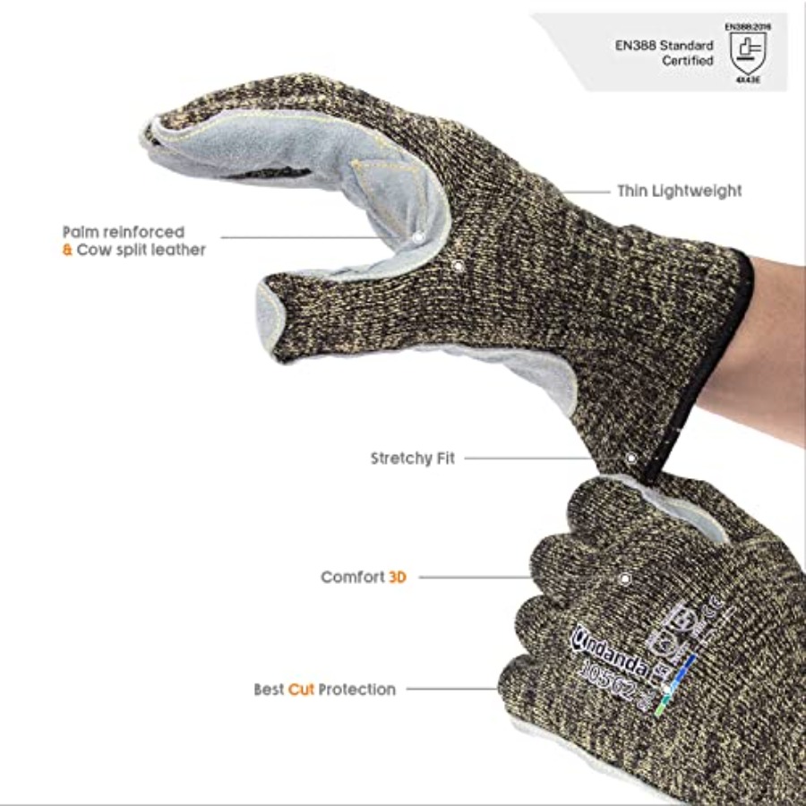 Gardening work gloves: Level 5 - Leveling Leatherworking avaliação e preço
