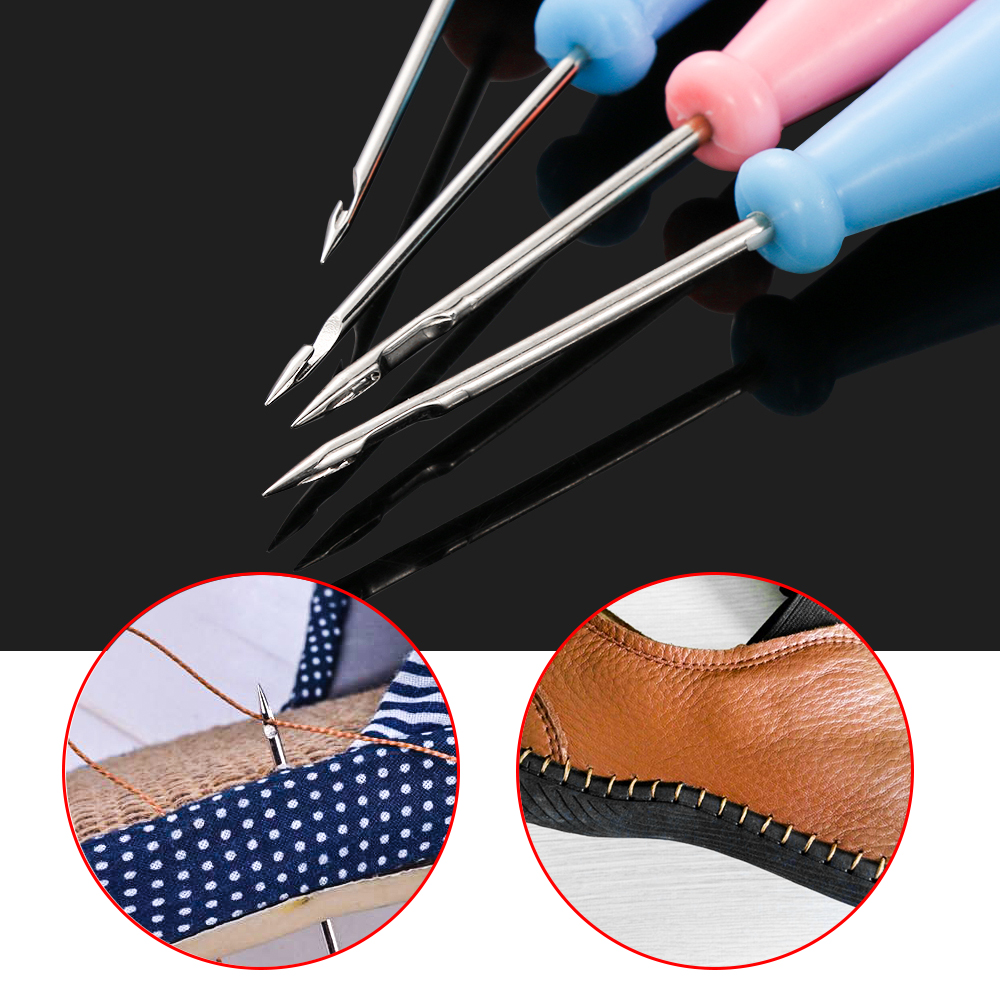 1 Steel Stitcher Sewing Awl Ba - Leatherwork Needles avaliação e preço