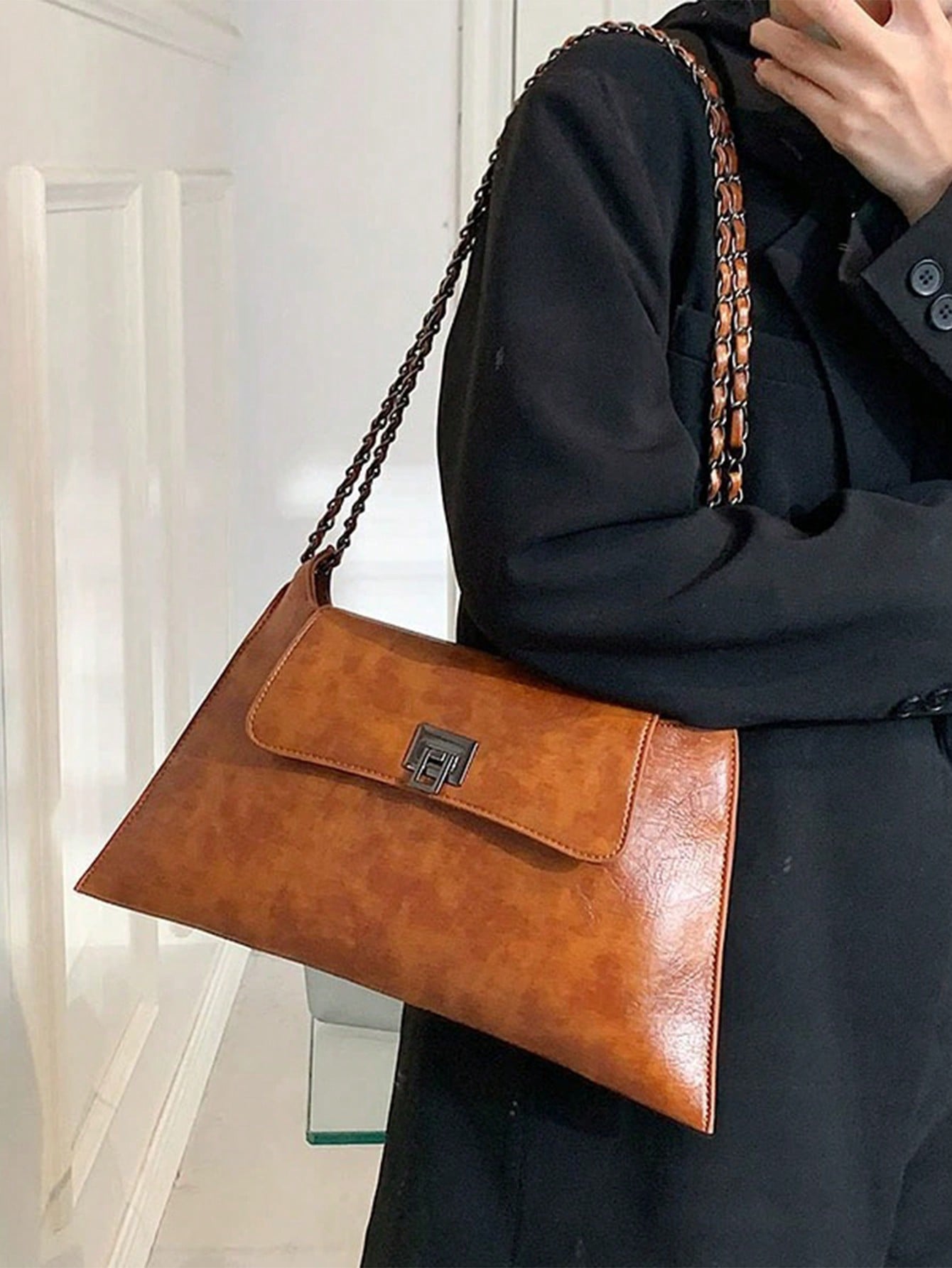 Shoulder Bag Handbag/Elegant F - Leatherworking Items avaliação e preço