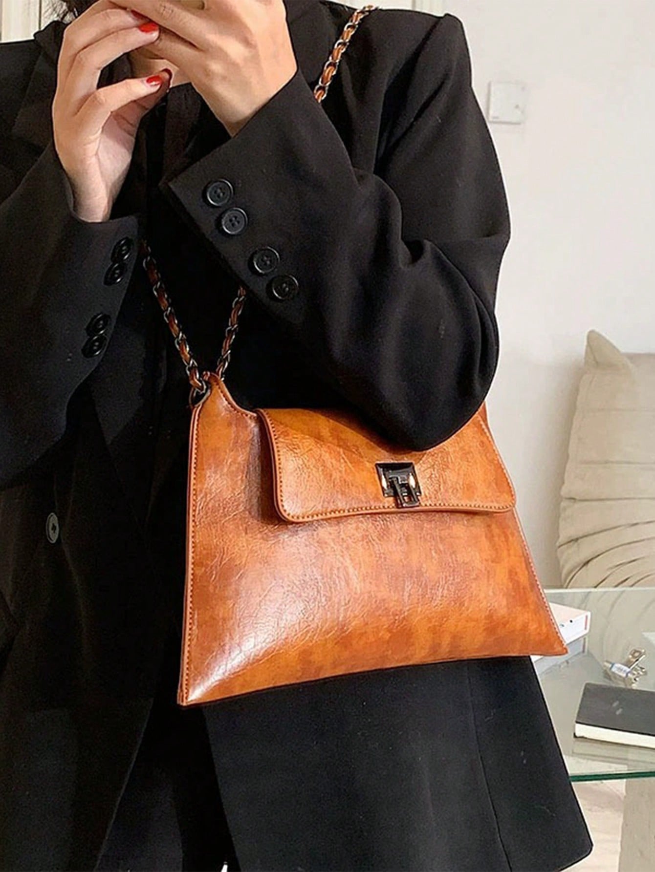 Shoulder Bag Handbag/Elegant F - Leatherworking Items avaliação e preço