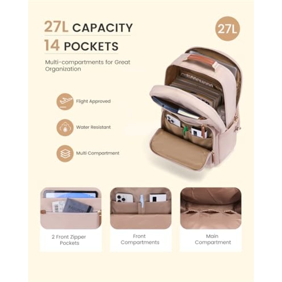 Laptop Backpack for Women with - Leatherworking Items avaliação e preço