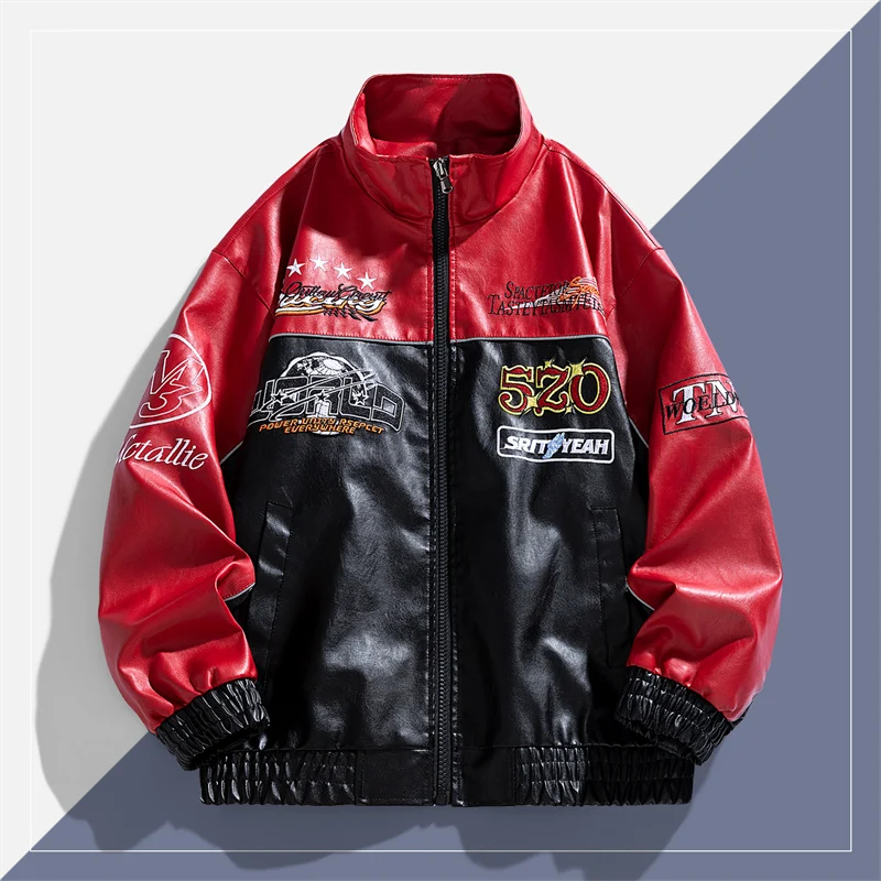 Trend Handsome Winter Outdoor  - Leather Work Jacket avaliação e preço