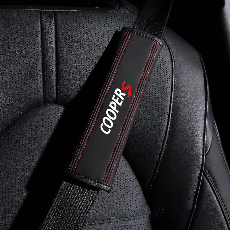 2Pcs Car Seat Belt Nappa Leath - Leather Works Near Me avaliação e preço