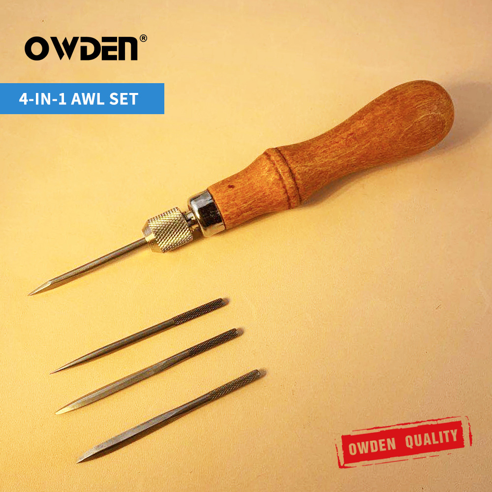 OWDEN Leather Awl Tool Set DIY - Leatherwork Needles avaliação e preço