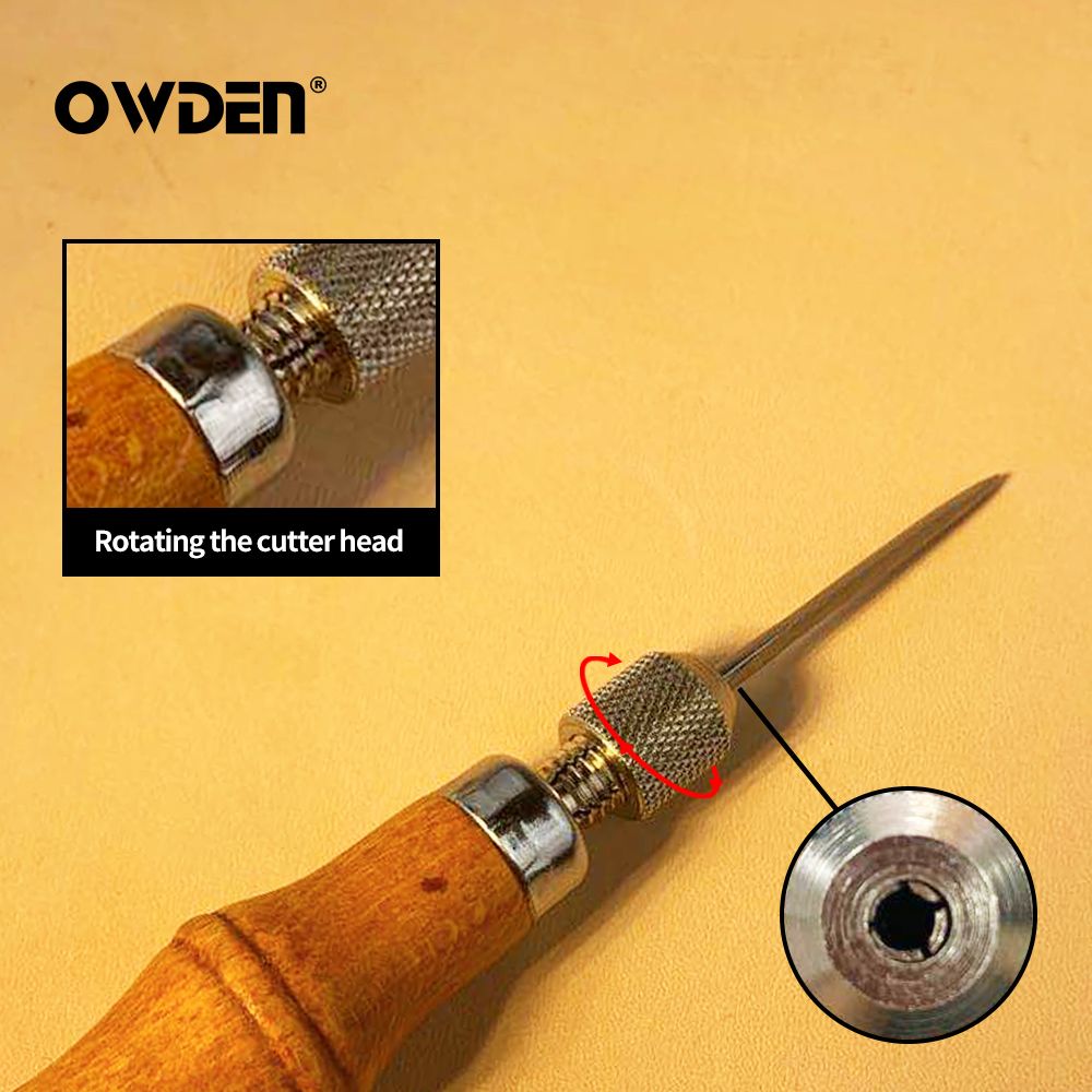 OWDEN Leather Awl Tool Set DIY - Leatherwork Needles avaliação e preço