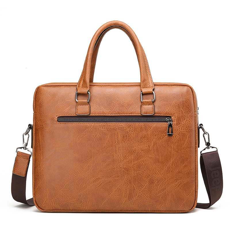 Luxury Brand Man Business Brie - Leather Work Bag Men avaliação e preço