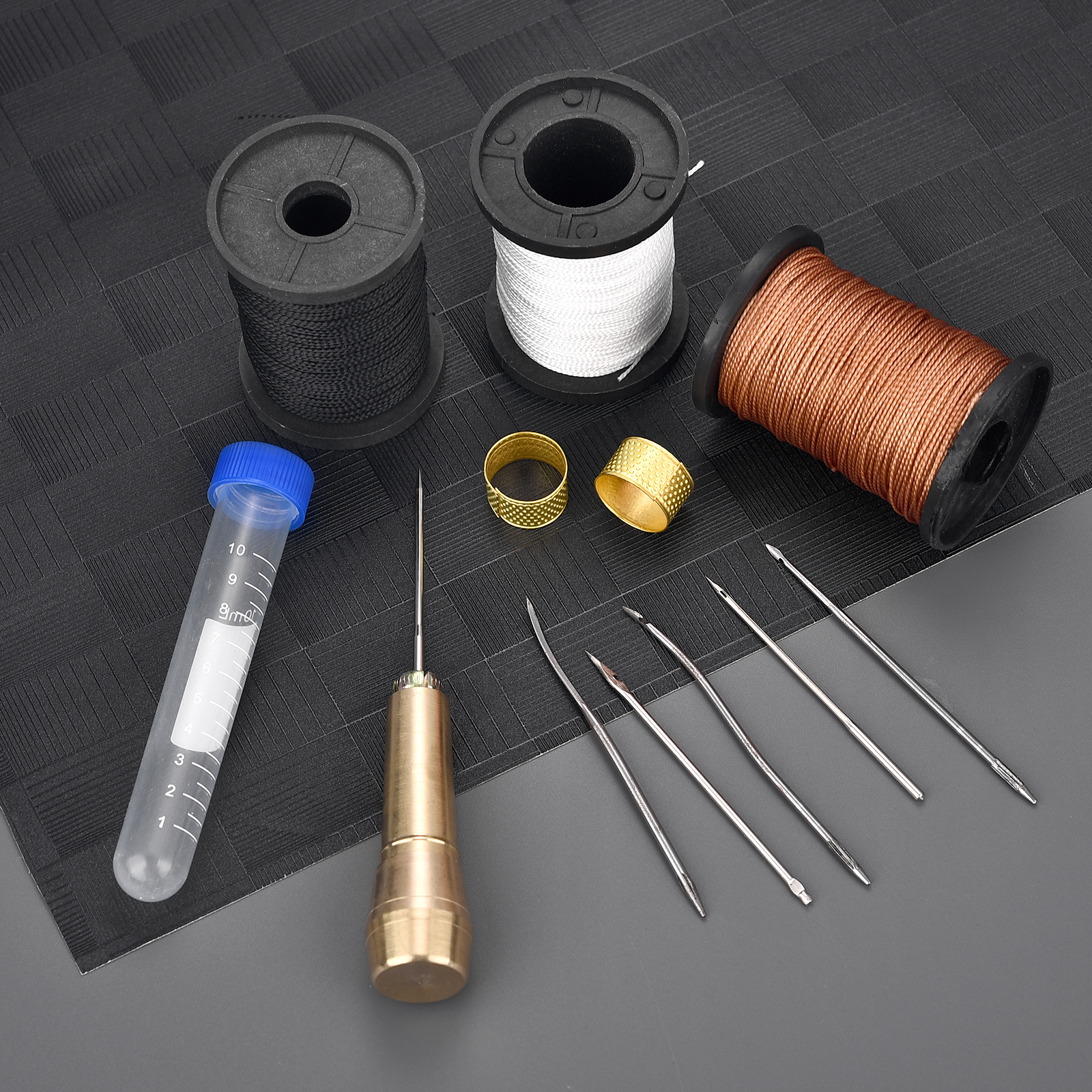 Leather Sewing Kit DIY Leather - Leatherwork Needles avaliação e preço