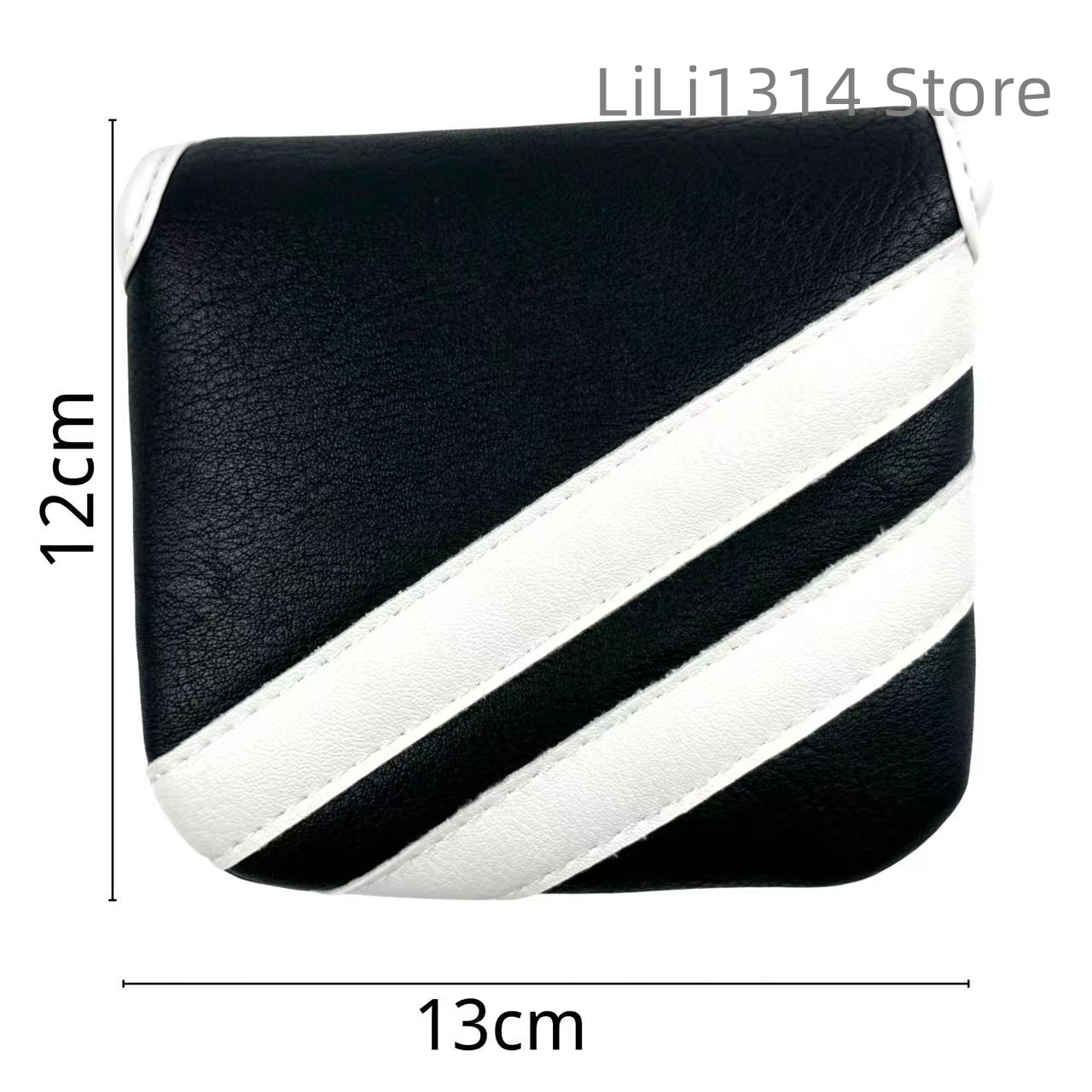Golf stripe Putter Cover Class - Leatherwork Mallet avaliação e preço