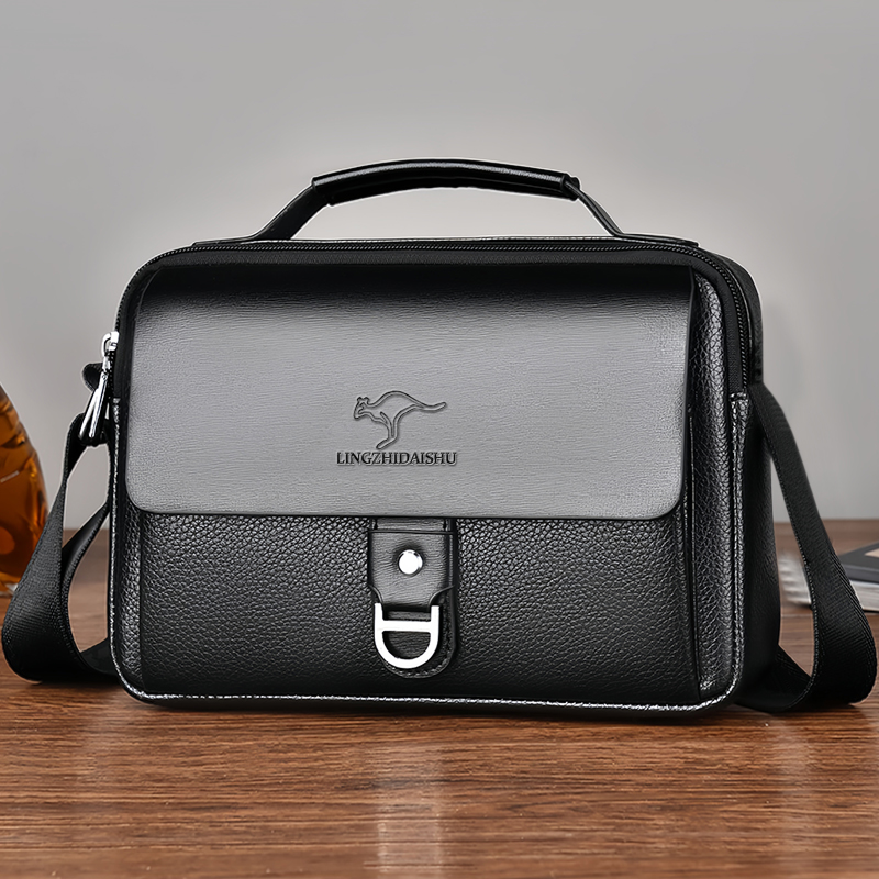 Durable Wear-resistant Two-ton - Leather Work Bag Men avaliação e preço