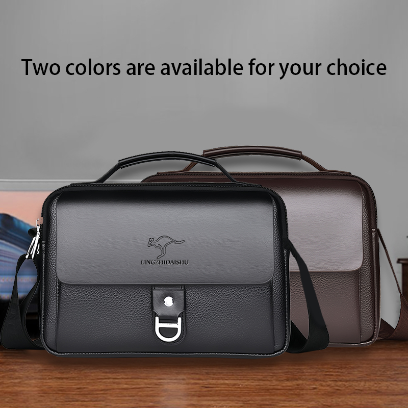 Durable Wear-resistant Two-ton - Leather Work Bag Men avaliação e preço