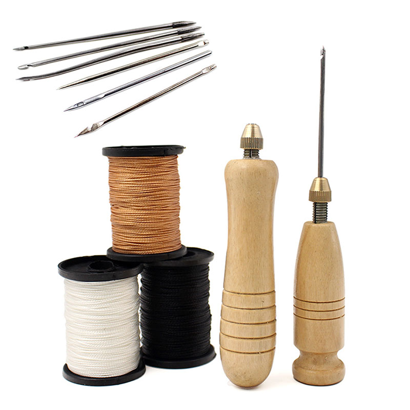 1Set DIY Leather Sewing Awl Ne - Leatherwork Needles avaliação e preço