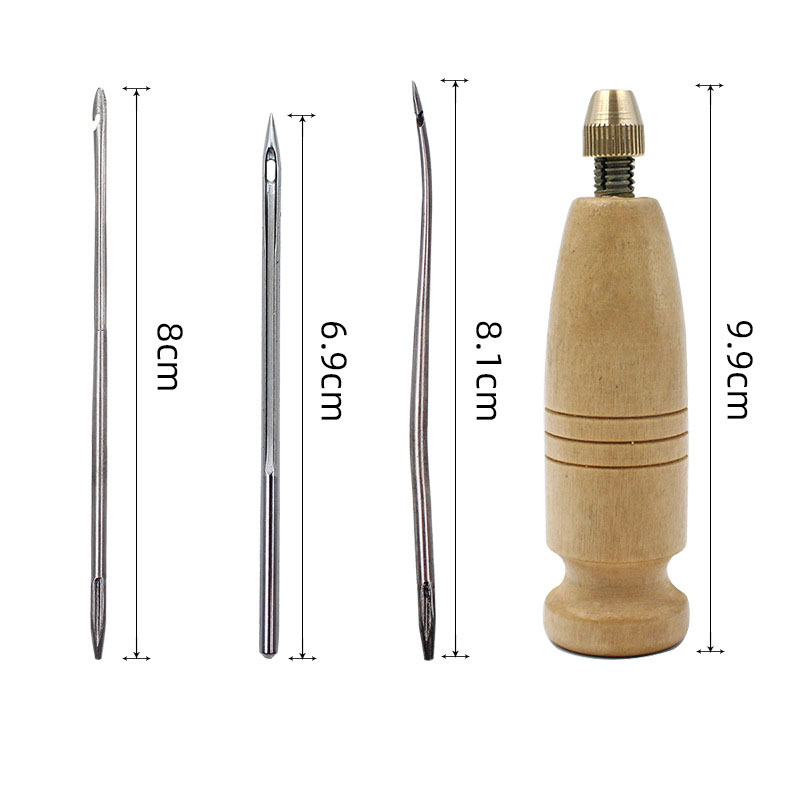 1Set DIY Leather Sewing Awl Ne - Leatherwork Needles avaliação e preço