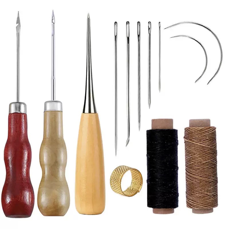 13 Pcs Leather Sewing Set Hand - Leatherwork Needles avaliação e preço
