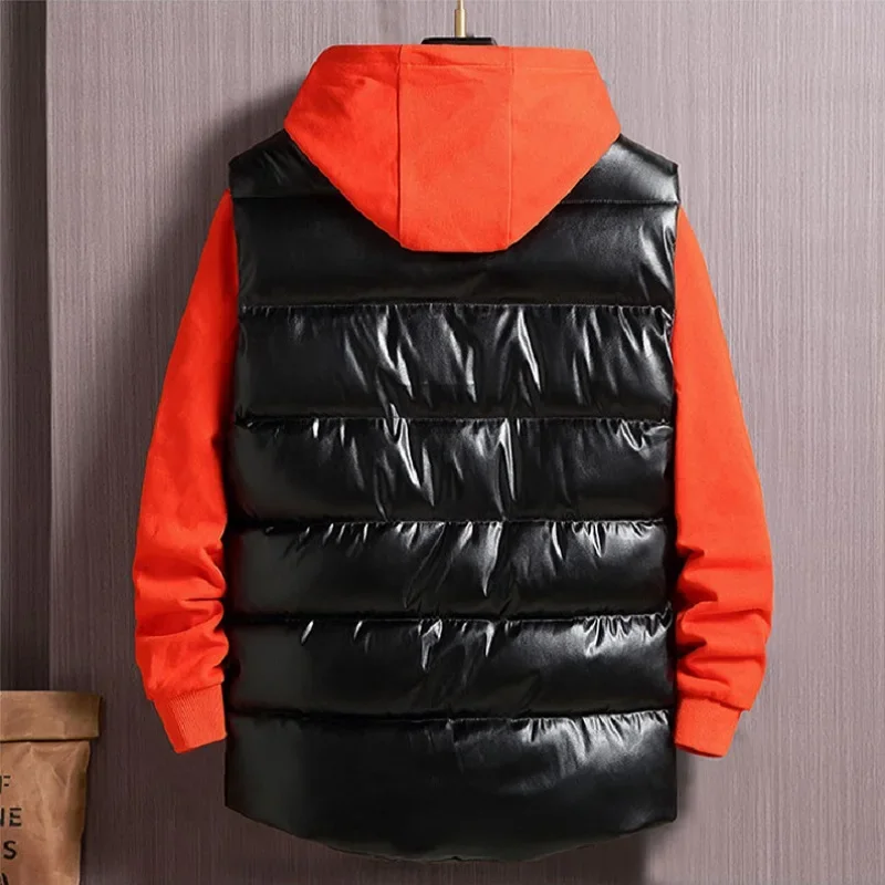 Plus Size Sleeveless Jackets M - Leather Work Vest For Men avaliação e preço