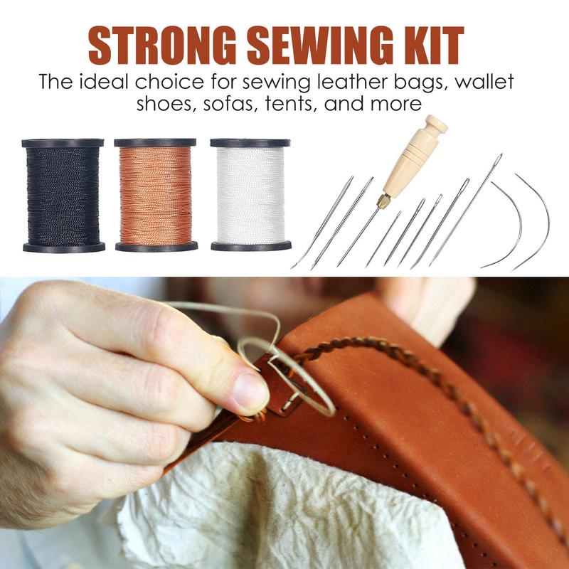 Leather Stitching Kit Heavy Du - Leatherwork Needles avaliação e preço