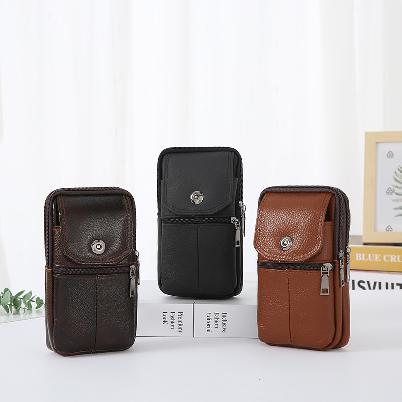 Crossbody Sling Bag for Men –  - Leather Work Bag Men avaliação e preço
