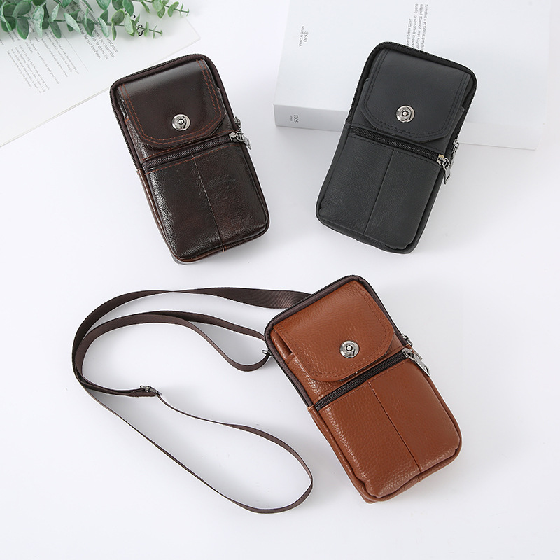 Crossbody Sling Bag for Men –  - Leather Work Bag Men avaliação e preço