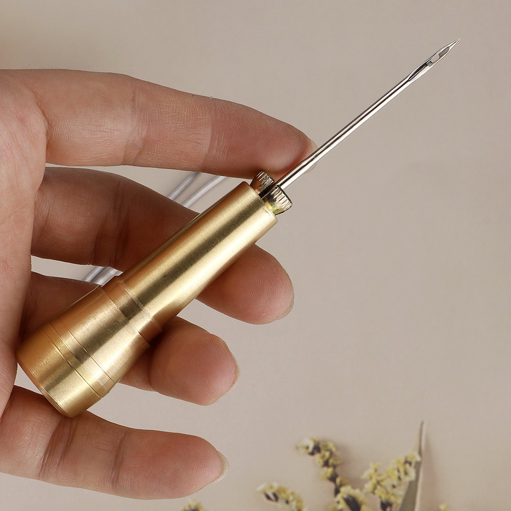 Canvas Leather Sewing Awl Need - Leatherwork Needles avaliação e preço
