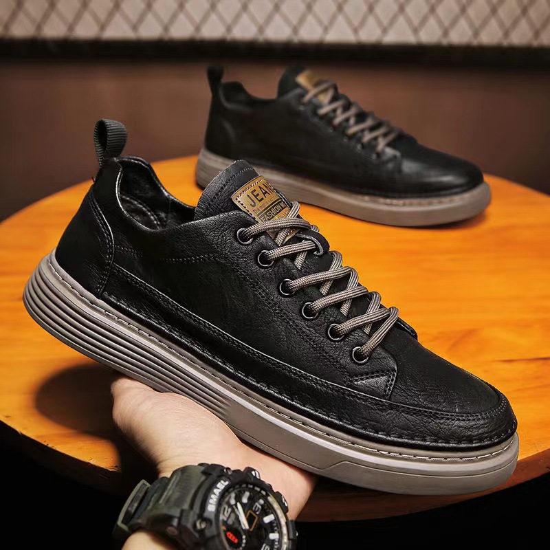 Casual leather shoes 2025 Spri - Leveling Leatherworking avaliação e preço