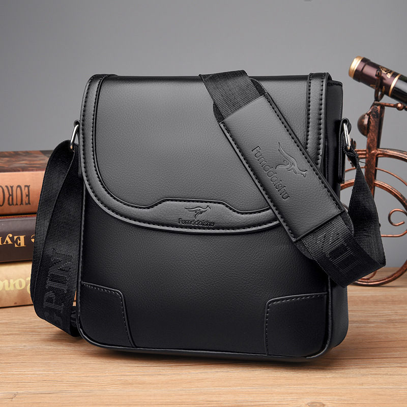 Luxury Brand Men Leather Shoul - Leather Work Bag Men avaliação e preço