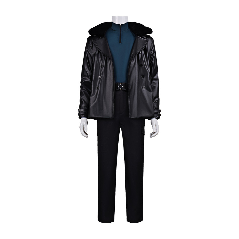 Game Leon Kennedy Re9 Evil Cos - Leather Work Jacket avaliação e preço