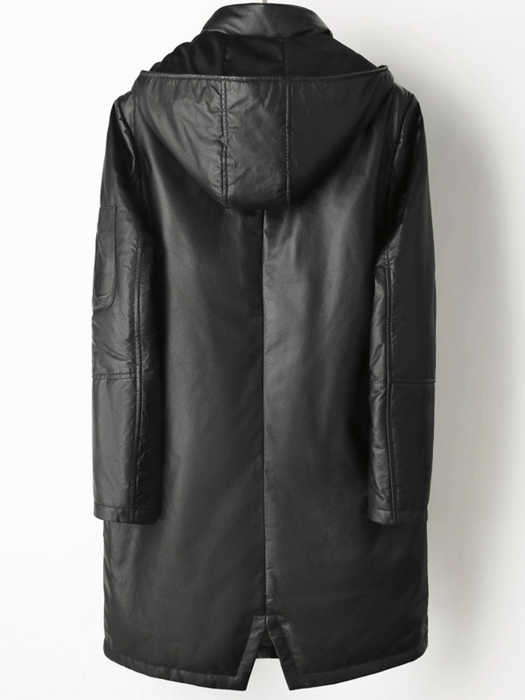 Winter Men Warm Cowhide Genuin - Leather Work Jacket avaliação e preço