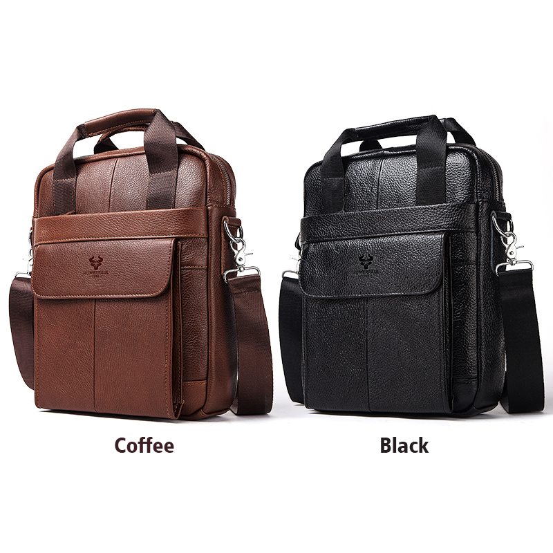 Durable Genuine Leather Bags f - Leather Work Bag Men avaliação e preço