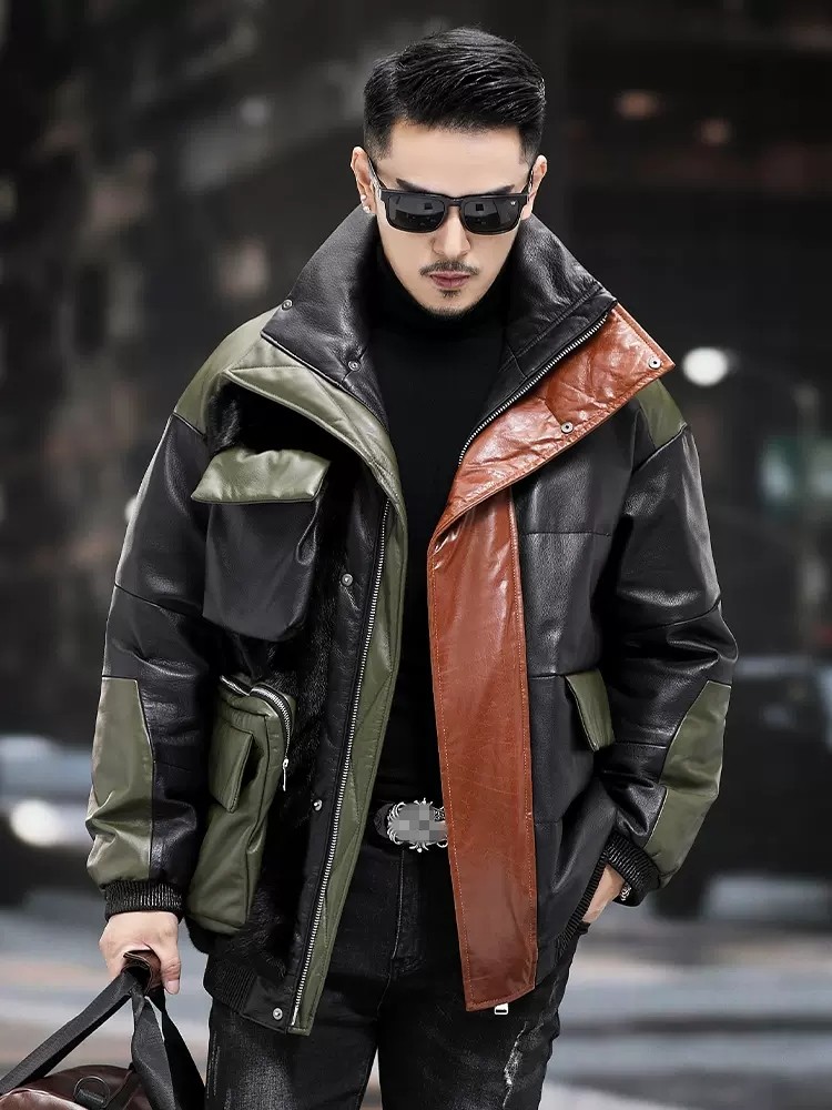 Big Pockets Work Down Jacket M - Leather Work Jacket avaliação e preço