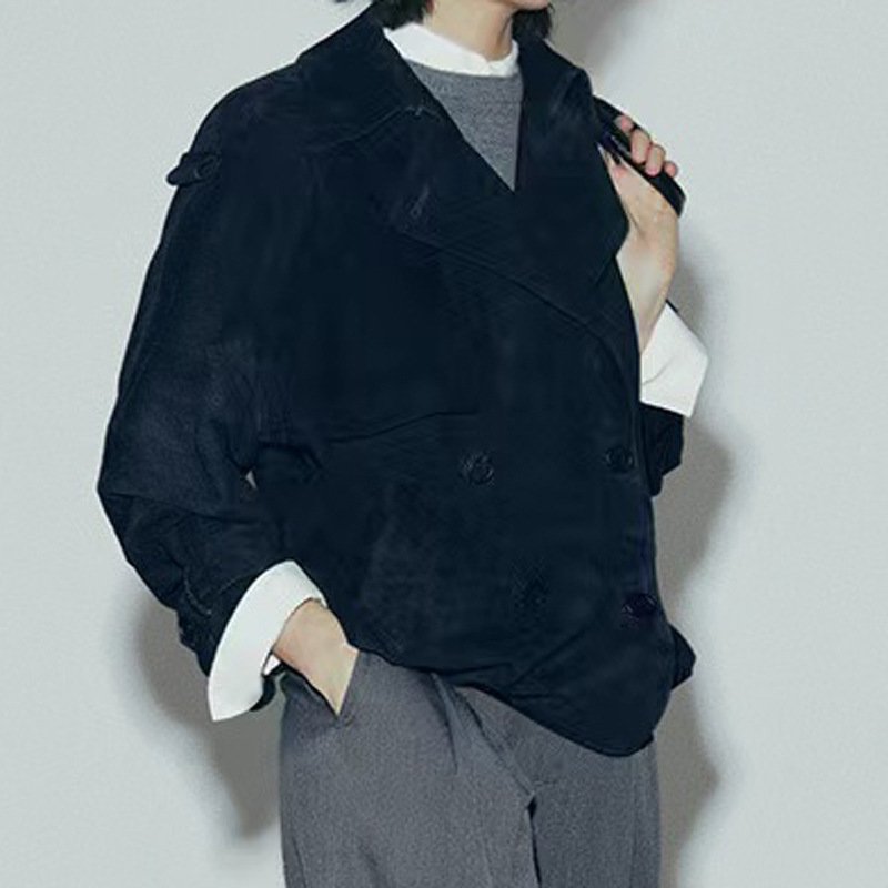 Real Suede Jacket Autumn Women - Leather Work Jacket avaliação e preço