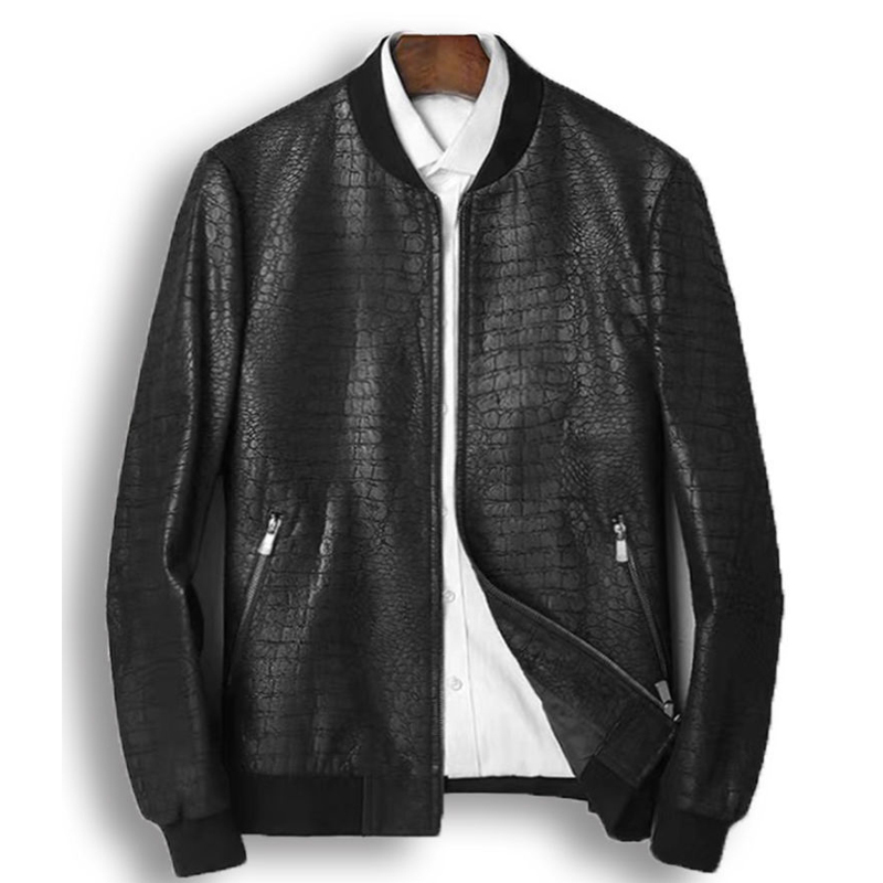 Spring/Winter Genuine Leather  - Leather Work Jacket avaliação e preço