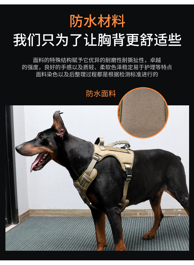 Tactical Dog Harness No Pull A - Leather Work Vest For Men avaliação e preço